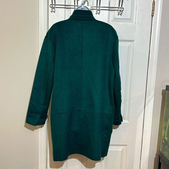 NWT Context exclusive at Lord and Taylor wool blended raw coat size L - Picture 4 of 11